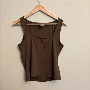 H&M Chocolate Brown Tank Top